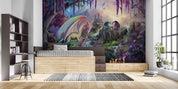 3D Anime Monster Dragon Forest Castle Wall Mural Wallpaper GD 3434- Jess Art Decoration