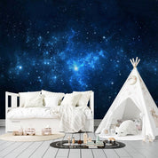 3D Blue Starry Sky Wall Mural Wallpaper LQH 11- Jess Art Decoration