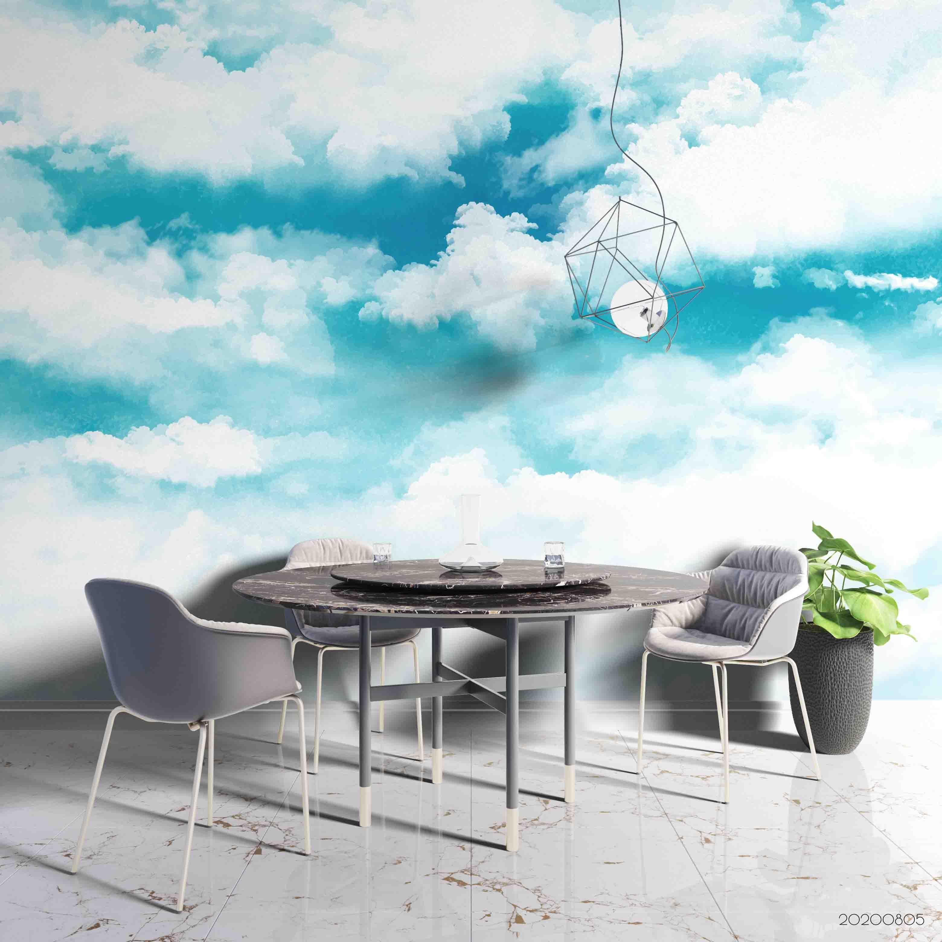 3D Blue Sky Cloud Wall Mural Wallpaper LXL 759- Jess Art Decoration