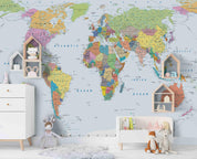3D World Map Wall Mural Wallpaper 173- Jess Art Decoration