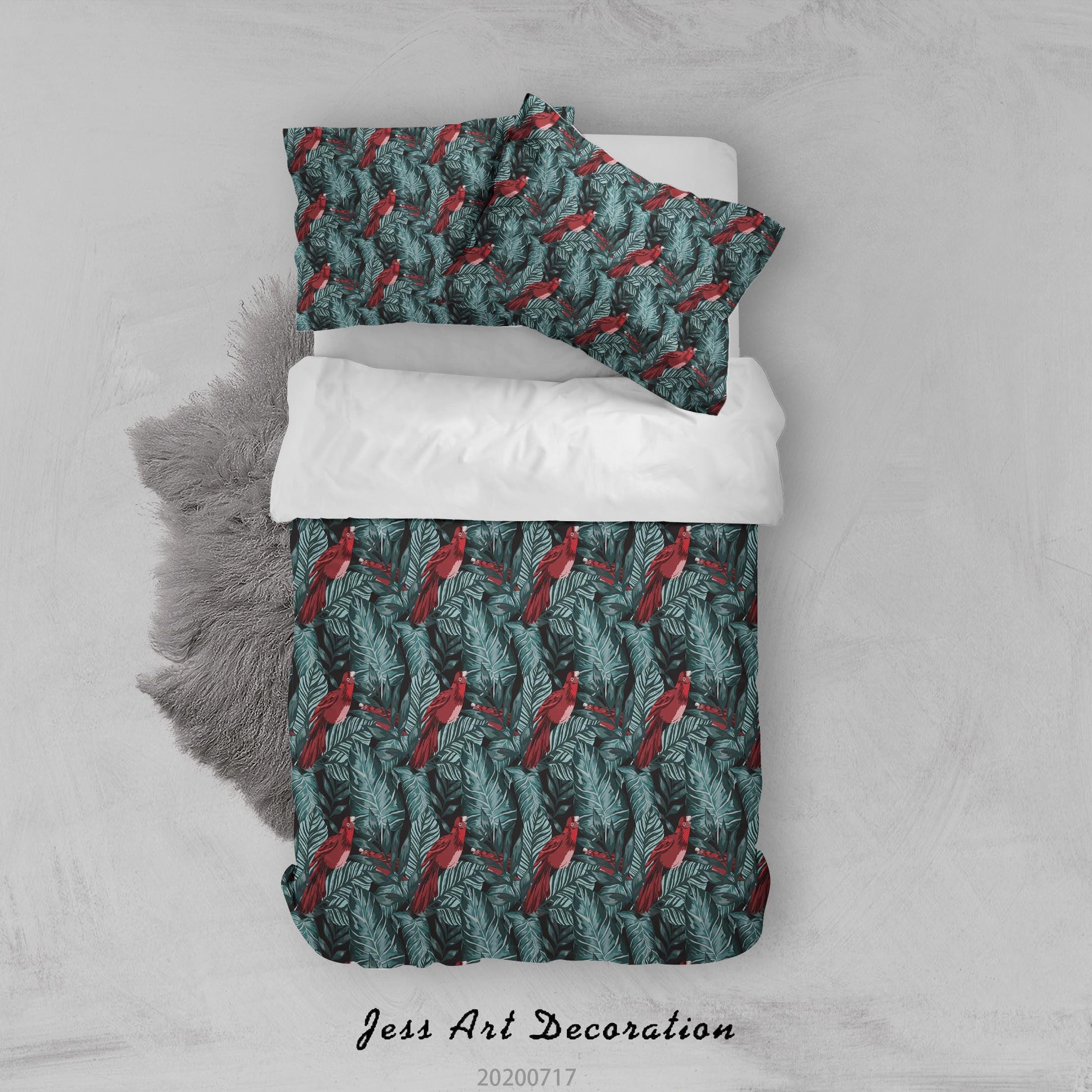 3D Vintage Floral Quilt Cover Set Bedding Set Duvet Cover Pillowcases WJ 1578- Jess Art Decoration