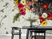 3D Color Bouquet Wall Mural Wallpaper LQH 300- Jess Art Decoration