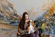 3D Hand Draw Autumn Landscape Wall Mural Wallpaper SWW  238- Jess Art Decoration