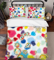 3D Abstract Color Marble Texture Quilt Cover Set Bedding Set Duvet Cover Pillowcases 14- Jess Art Decoration