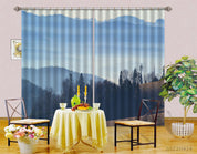 3D Landscape Tree Nature Forest Mountain Curtains and Drapes GD 4111- Jess Art Decoration