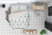 3D Cartoon Blue Star Raccoon Quilt Cover Set Bedding Set Duvet Cover Pillowcases LXL 27- Jess Art Decoration