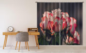 3D Pink Floral Curtains and Drapes LQH 217- Jess Art Decoration