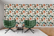 3D Landscape Floral Plants Leaves Wall Mural Wallpaper WJ 6245- Jess Art Decoration