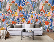 3D Floral Leaves Wall Mural Wallpaper 43- Jess Art Decoration