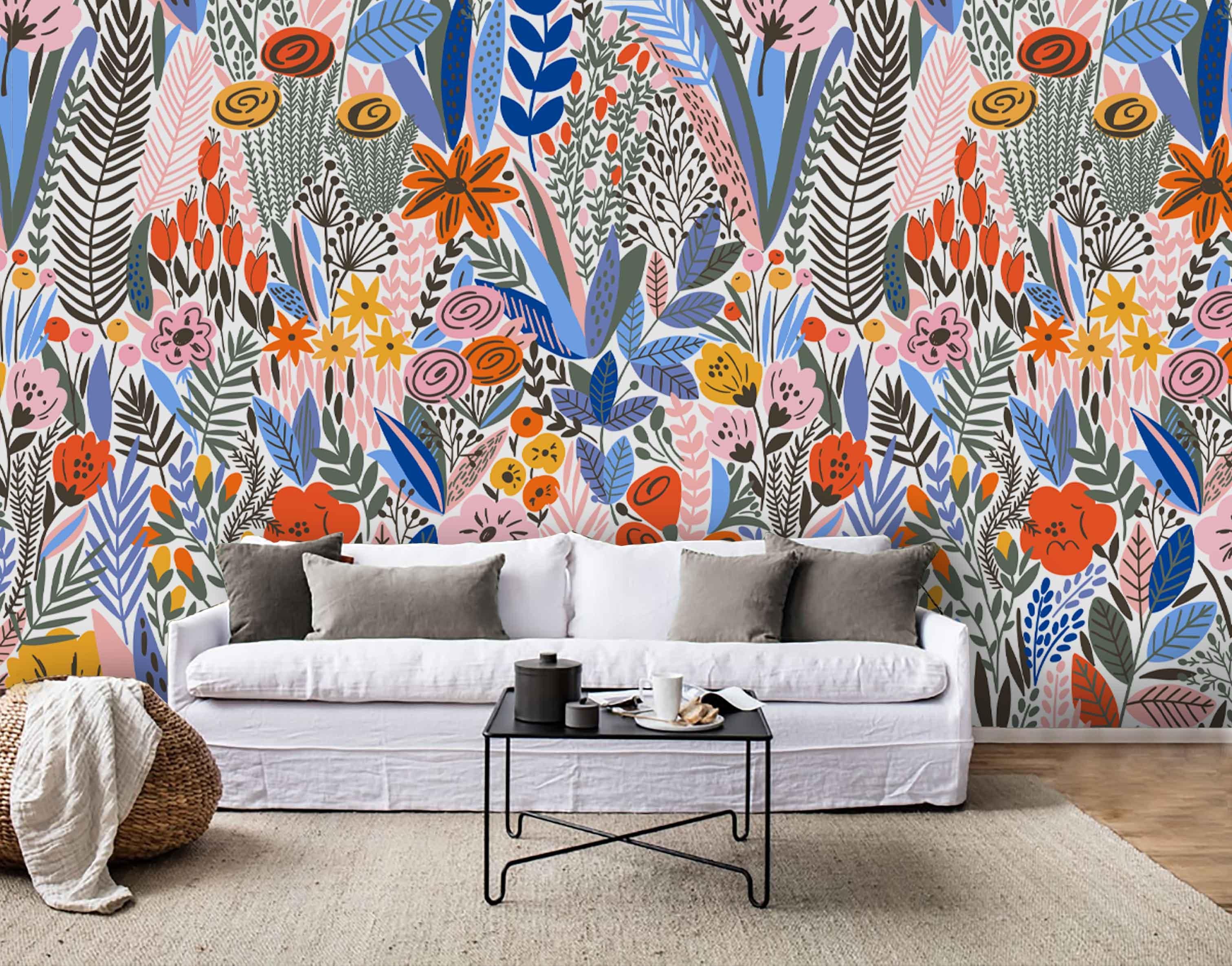 3D Floral Leaves Wall Mural Wallpaper 43- Jess Art Decoration