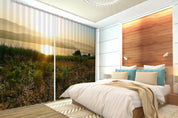 3D Mountains Sunrise Plants Curtains and Drapes SF127- Jess Art Decoration