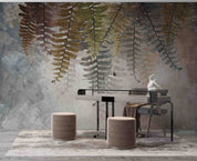 3D Vintage Plant Leaves Background Wall Mural Wallpaper GD 805- Jess Art Decoration