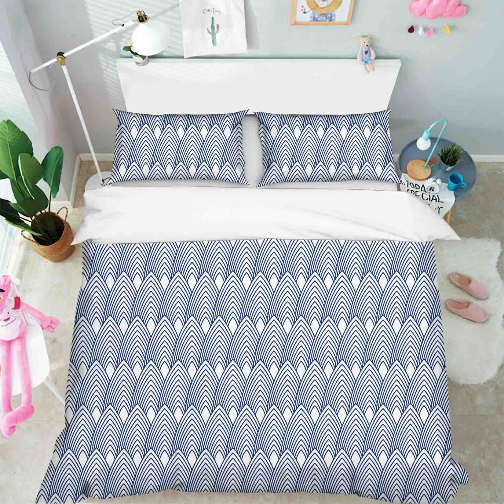 3D Abstract Geometric Art Decoration Quilt Cover Set Bedding Set Duvet Cover Pillowcases 216- Jess Art Decoration