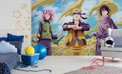 3D Ninja Character Trio anime ninja character trio mural wall mural wallpaper for teen room - view 3