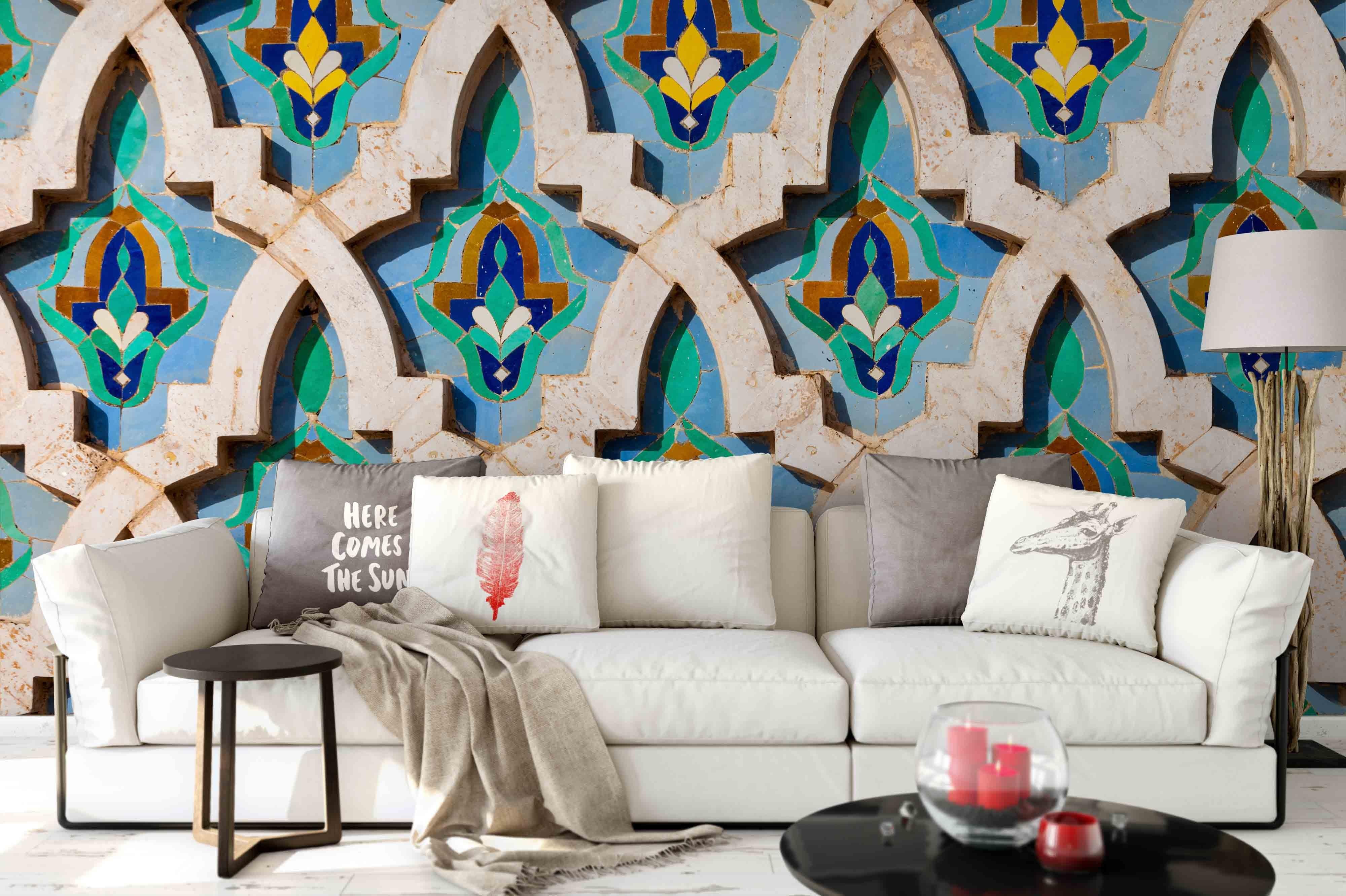 3D Green Art Pattern Wall Mural Wallpaper 46- Jess Art Decoration