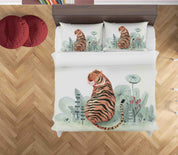3D Tiger Plants Quilt Cover Set Bedding Set Duvet Cover Pillowcases SF032- Jess Art Decoration