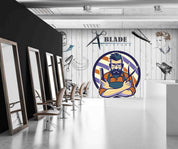 Barbershop Scissors Tool Men Shop Wallpaper barbershop graffiti wall mural for barber shop - view 3