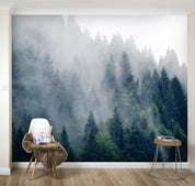 3D Misty Forest Wall Mural Wallpaper 35- Jess Art Decoration
