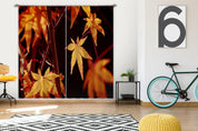 3D Tree Nature Branches Leaves Plant Sunlight Curtains and Drapes GD 3454- Jess Art Decoration