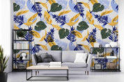 3D Delicate Colorful Leaves Wall Mural Wallpaper LXL 30- Jess Art Decoration