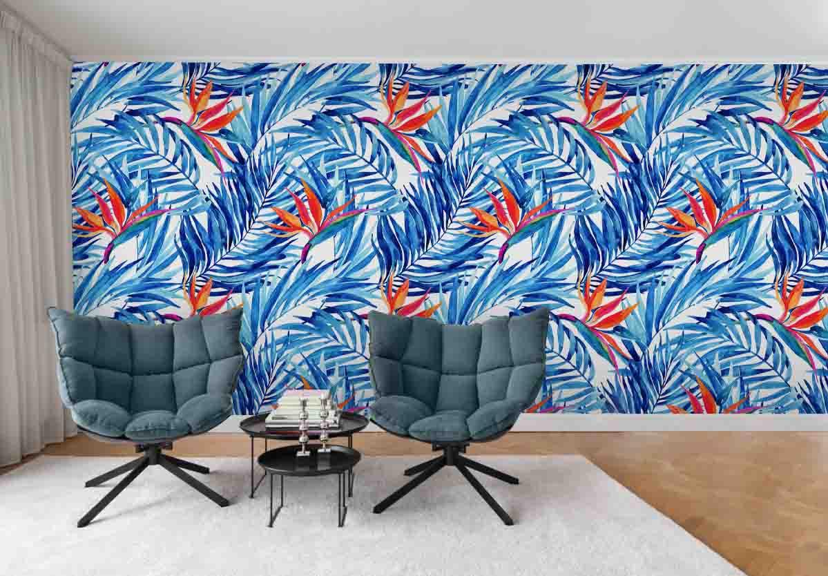 3D Floral Leaves Wall Mural Wallpaper 54- Jess Art Decoration