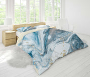 3D Blue Marble Texture Quilt Cover Set Bedding Set Pillowcases 112- Jess Art Decoration