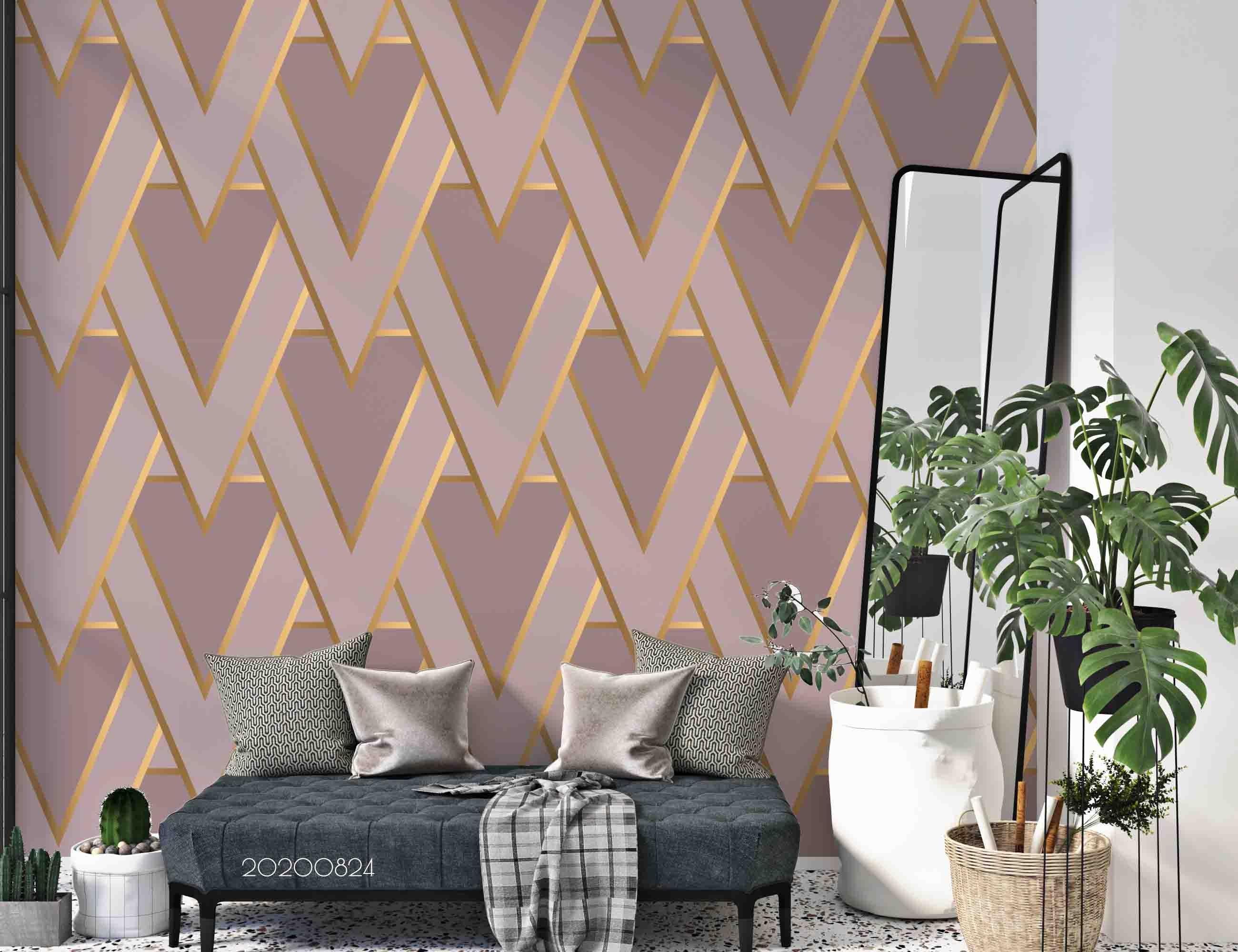 3D Abstract Geometric Art Decoration Wall Mural Wallpaper 112 LQH- Jess Art Decoration