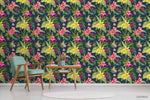 3D Hand Sketching Floral Green Leaves Plant Wall Mural Wallpaper LXL 1377- Jess Art Decoration