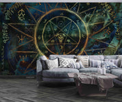3D Space Constellation Symbol Totem Wall Mural Wallpaper LQH 175- Jess Art Decoration