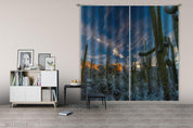 3D Sky Cloud Cactus Curtains and Drapes LQH 37- Jess Art Decoration