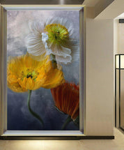 3D Oil Painting Daisy Floral Wall Murals 242- Jess Art Decoration