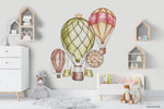3D Hot Air Balloons Watercolor Wall Mural Wallpaper WJ 6778- Jess Art Decoration