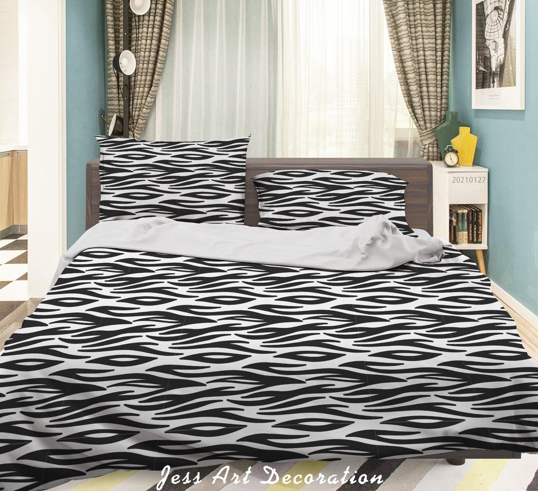 3D Hand Drawn Animal Print Quilt Cover Set Bedding Set Duvet Cover Pillowcases 163- Jess Art Decoration