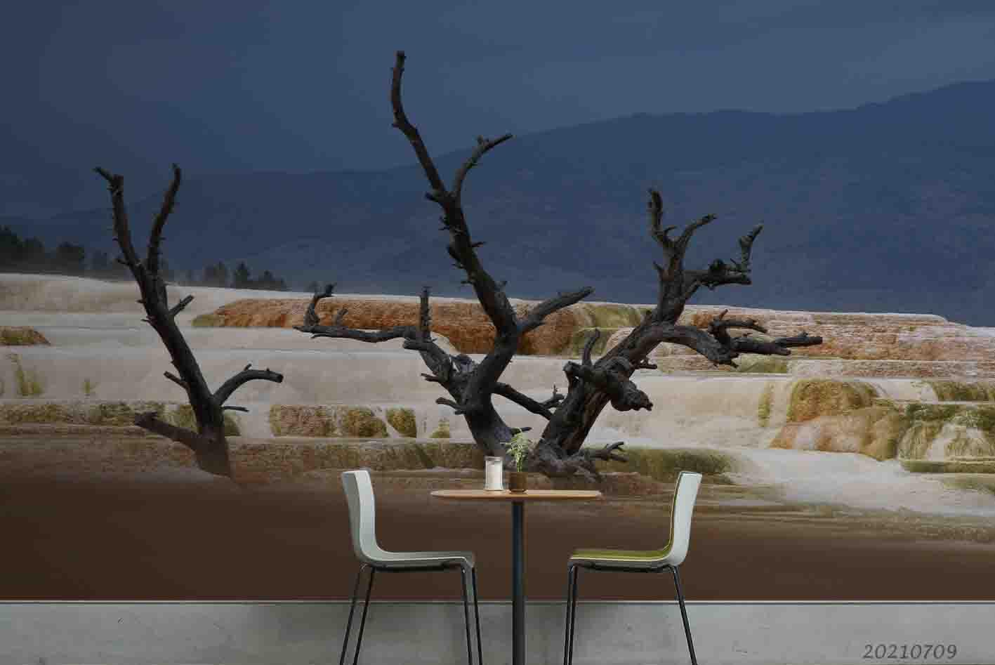 3D Withered Tree Wall Mural Wallpaper SWW3925- Jess Art Decoration