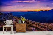 3D Sunset Sky Mountain Landscape Wall Mural Wallpaper LQH 371- Jess Art Decoration