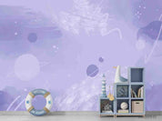 3D Abstract Watercolor Universe Galaxy Planet Wall Mural Wallpaper SWW770- Jess Art Decoration