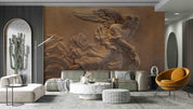 3D Relief Angel Wings Female Wall Mural Wallpaper GD 3817- Jess Art Decoration