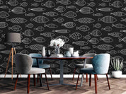 3D Hand Sketching Fish Pattern World Wall Mural Wallpaper LXL 545- Jess Art Decoration