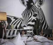 3D  Africa Animal Zebra Wall Mural Wallpaper SWW1670- Jess Art Decoration