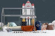 3D Cartoon Planet Astronaut Wall Mural Wallpaper WJ 3442- Jess Art Decoration