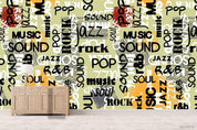 3D Vintage Letter Pattern Wall Mural Wallpaper LXL 1138- Jess Art Decoration