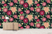 3D Hand Sketching Colorful Floral Wall Mural Wallpaper LXL 1092- Jess Art Decoration