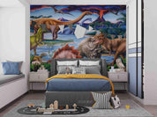 3D Dinosaur Jurassic Park Wall Mural Wallpaper LQH 408- Jess Art Decoration
