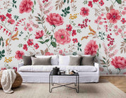 3D Floral Leaves Branch Wall Mural Wallpaper 63- Jess Art Decoration