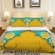 3D Abstract Geometric Decoration Quilt Cover Set Bedding Set Duvet Cover Pillowcases 270- Jess Art Decoration