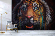 3D  Animal Tiger Wall Mural Wallpaper SWW1792- Jess Art Decoration