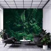 3D Green Tropical Rainforest Leaves Wall Mural Wallpaper SF98- Jess Art Decoration