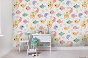 3D Hand Drawn Goldfish Mermaid Wall Mural Wallpaper LQH 365- Jess Art Decoration