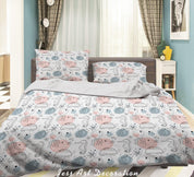 3D Hand Drawn Animal Seahorse Octopus Quilt Cover Set Bedding Set Duvet Cover Pillowcases 206- Jess Art Decoration