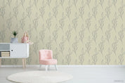 3D Hand Drawn Floral Leaf Green Wall Mural Wallpaper A077 LQH- Jess Art Decoration